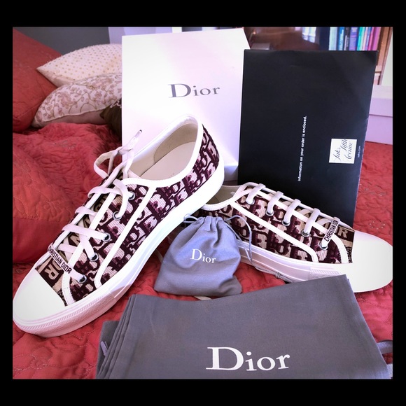 Dior Shoes - Walk’N’Dior Oblique Embroider sneakers size 10 NWT